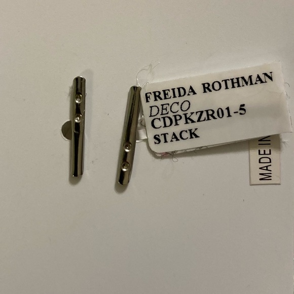 ☘️NWT! Freida Rothman 5 Stackable Rings - Picture 6 of 7